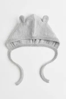 Шерстяная шапка H&amp;M, серый