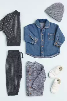 Шерстяная шапка H&M, синий