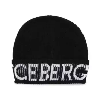 Шерстяная шапка Iceberg, черный