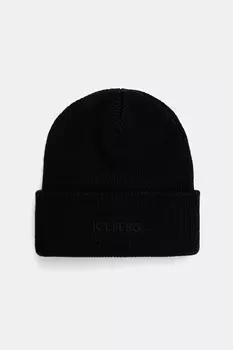 Шерстяная шапка Iceberg, темно-синий