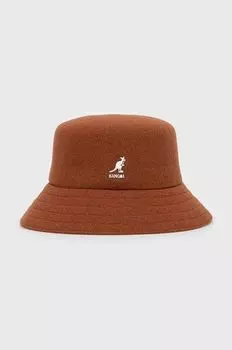 Шерстяная шапка Kangol, коричневый
