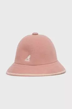 Шерстяная шапка Kangol, розовый