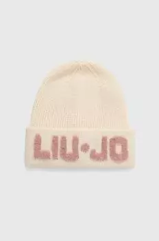 Шерстяная шапка Liu Jo, бежевый