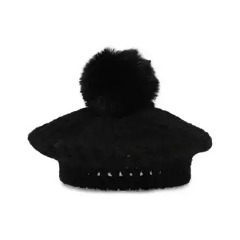 Шерстяная шапка Liu Jo, черный