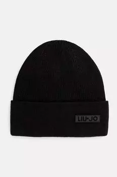 Шерстяная шапка Liu Jo, черный