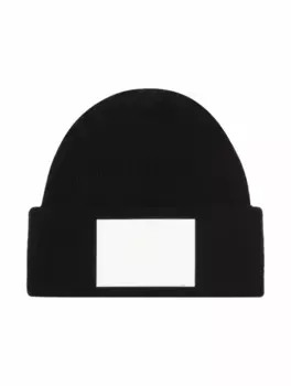 Шерстяная шапка MM6 MAISON MARGIELA, черный