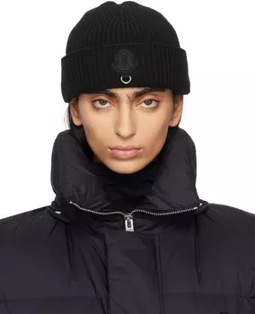 Шерстяная шапка Moncler x Willow Smith Moncler Genius, черный