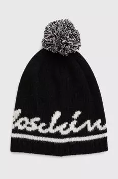 Шерстяная шапка Moschino, черный
