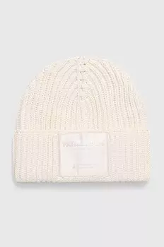 Шерстяная шапка Patrizia Pepe, бежевый