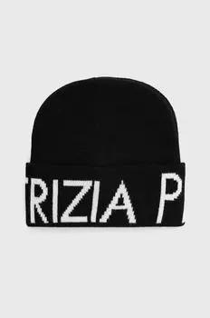 Шерстяная шапка Patrizia Pepe, черный