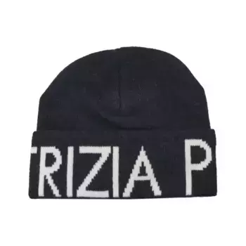 Шерстяная шапка Patrizia Pepe, черный