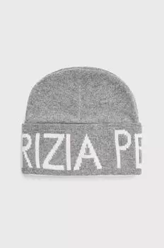 Шерстяная шапка Patrizia Pepe, серый