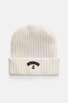 Шерстяная шапка Paul&Shark, бежевый
