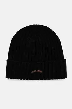 Шерстяная шапка Paul&Shark, черный