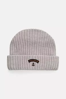 Шерстяная шапка Paul&Shark, серый