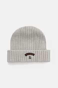 Шерстяная шапка Paul&Shark, серый