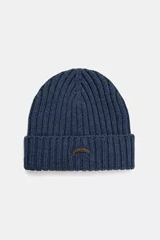Шерстяная шапка Paul&Shark, синий