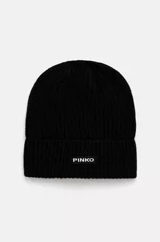 Шерстяная шапка Pinko, черный