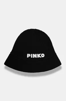 Шерстяная шапка Pinko, черный