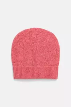 Шерстяная шапка Pinko, розовый