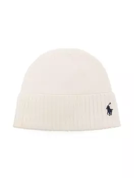 Шерстяная шапка Ralph Lauren Kids, серый
