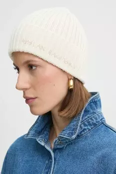 Шерстяная шапка Ruslan Baginskiy, бежевый