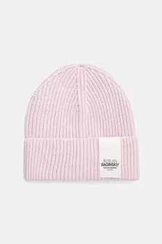 Шерстяная шапка Ruslan Baginskiy, розовый