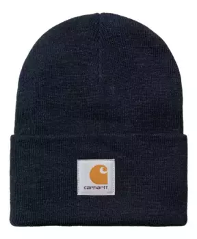 Шерстяная шапка с акриловыми часами Carhartt Wip, синий