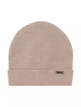 Шерстяная шапка с логотипом Il Trenino, бежевый