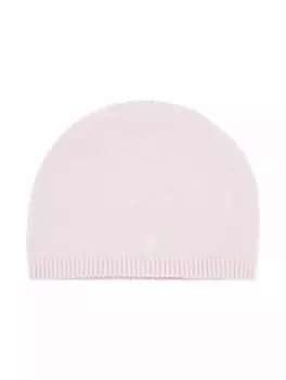 Шерстяная шапка с логотипом Ralph Lauren, розовый