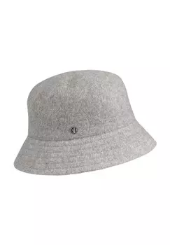 Шерстяная шапка с логотипом, женская LOEVENICH, цвет 0955 Silber Melang