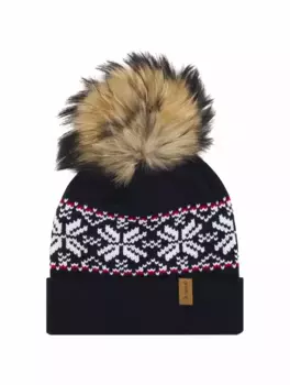 Шерстяная шапка с помпоном Il Trenino, мультиколор