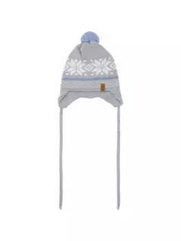 Шерстяная шапка с помпоном Il Trenino, мультиколор