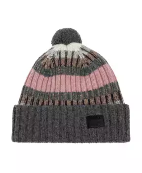 Шерстяная шапка с помпоном Paul Smith, мультиколор