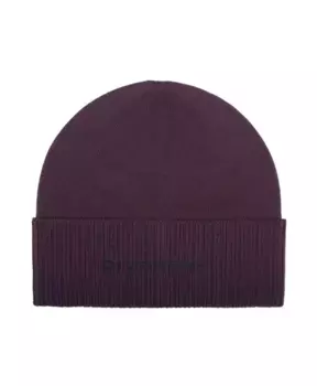 Шерстяная шапка с ребристыми манжетами Givenchy, фиолетовый