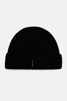 Шерстяная шапка Samsoe Samsoe, черный