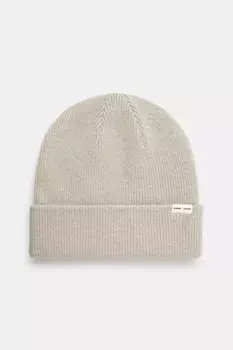 Шерстяная шапка Samsoe Samsoe, серый