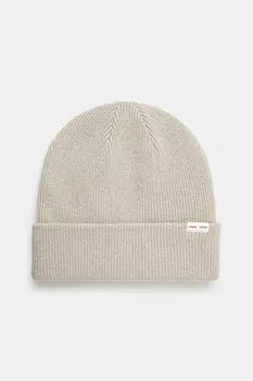 Шерстяная шапка Samsoe Samsoe, серый