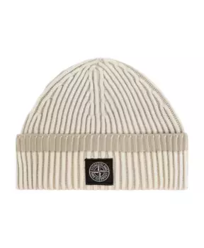 Шерстяная шапка Stone Island, бежевый