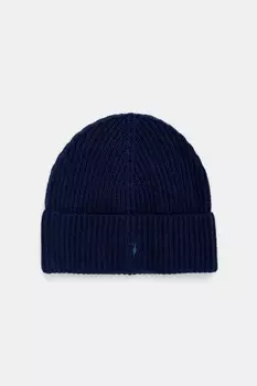 Шерстяная шапка Trussardi, темно-синий