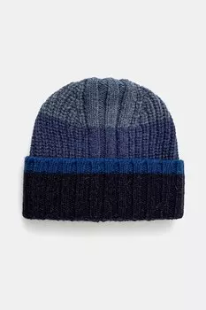 Шерстяная шапка United Colors Of Benetton, синий