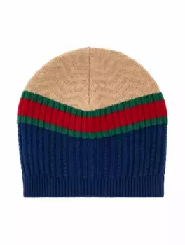 Шерстяная шапка Web Gucci, мультиколор