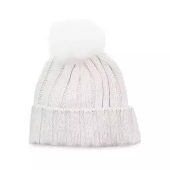 Шерстяная шапка Woolrich, бежевый