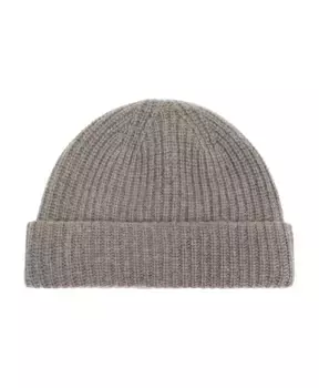 Шерстяная шапка Yves Salomon, серый