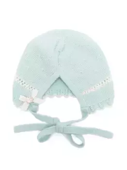 Шерстяная шляпа с кружевом Paz Rodriguez, зеленый