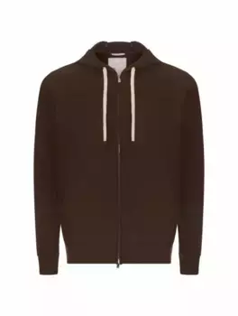 Шерстяная спортивная кофта Marco Pescarolo, коричневый