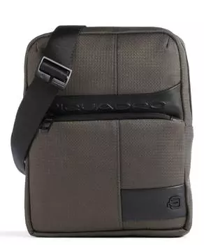 Шерстяная сумка через плечо из переработанного полиэстера Piquadro, хаки