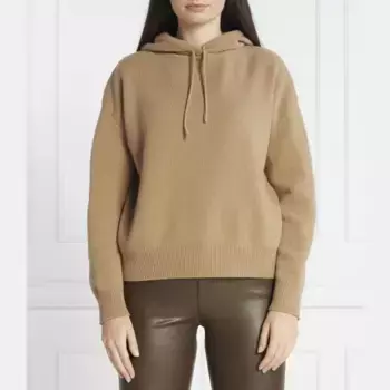 Шерстяная толстовка Atlanta стандартного кроя Max Mara, коричневый