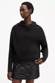 Шерстяная толстовка INES Allsaints, черный