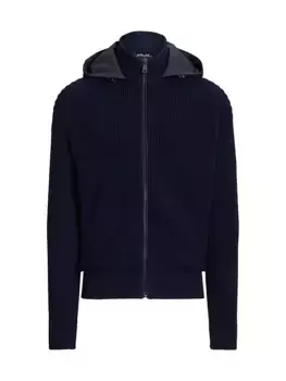 Шерстяная толстовка на молнии Rlx Ralph Lauren, синий